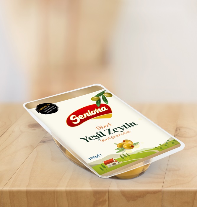 Biberli Yeşil Zeytin 100 gr