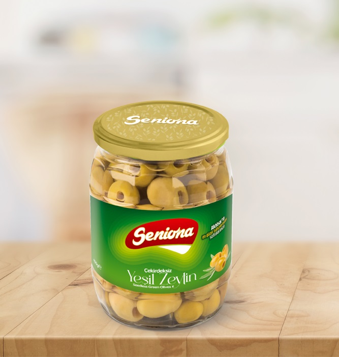 Çekirdeksiz Yeşil Zeytin 400 gr