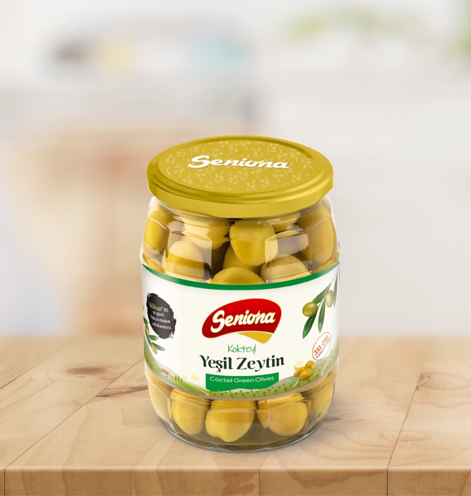 Kokteyl Yeşil Zeytin 400 gr