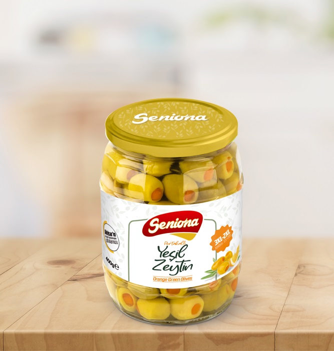 Portakallı Yeşil Zeyin 400 gr