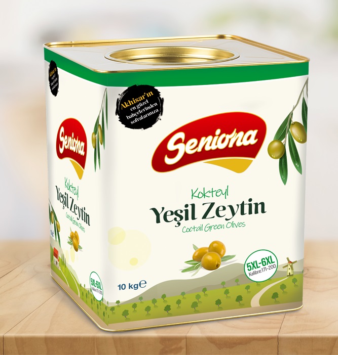 Kokteyl Yeşil Zeytin 10 kg
