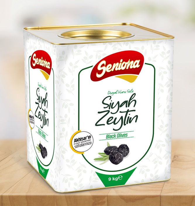 Doğal Kuru Sele Siyah Zeytin 10 kg