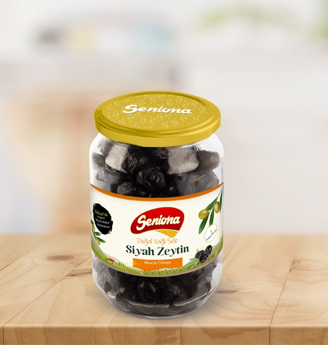 Doğal Yağlı Sele Siyah Zeytin 400 gr