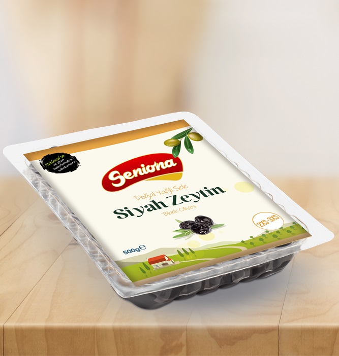 Doğal Yağlı Sele Siyah Zeytin 500 gr